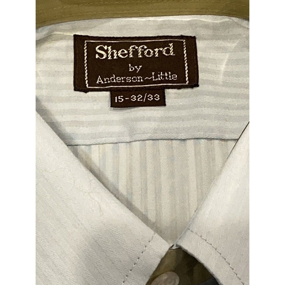Shefford By Anderson Little Dress Shirt - NWT - Single Needle Tailoring - Sz 15